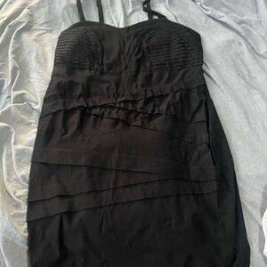 Torrid Black Strapless Mini Dress